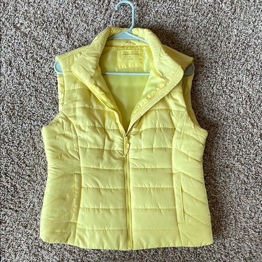 Tommy Hilfiger Sunny Yellow Quilted Vest